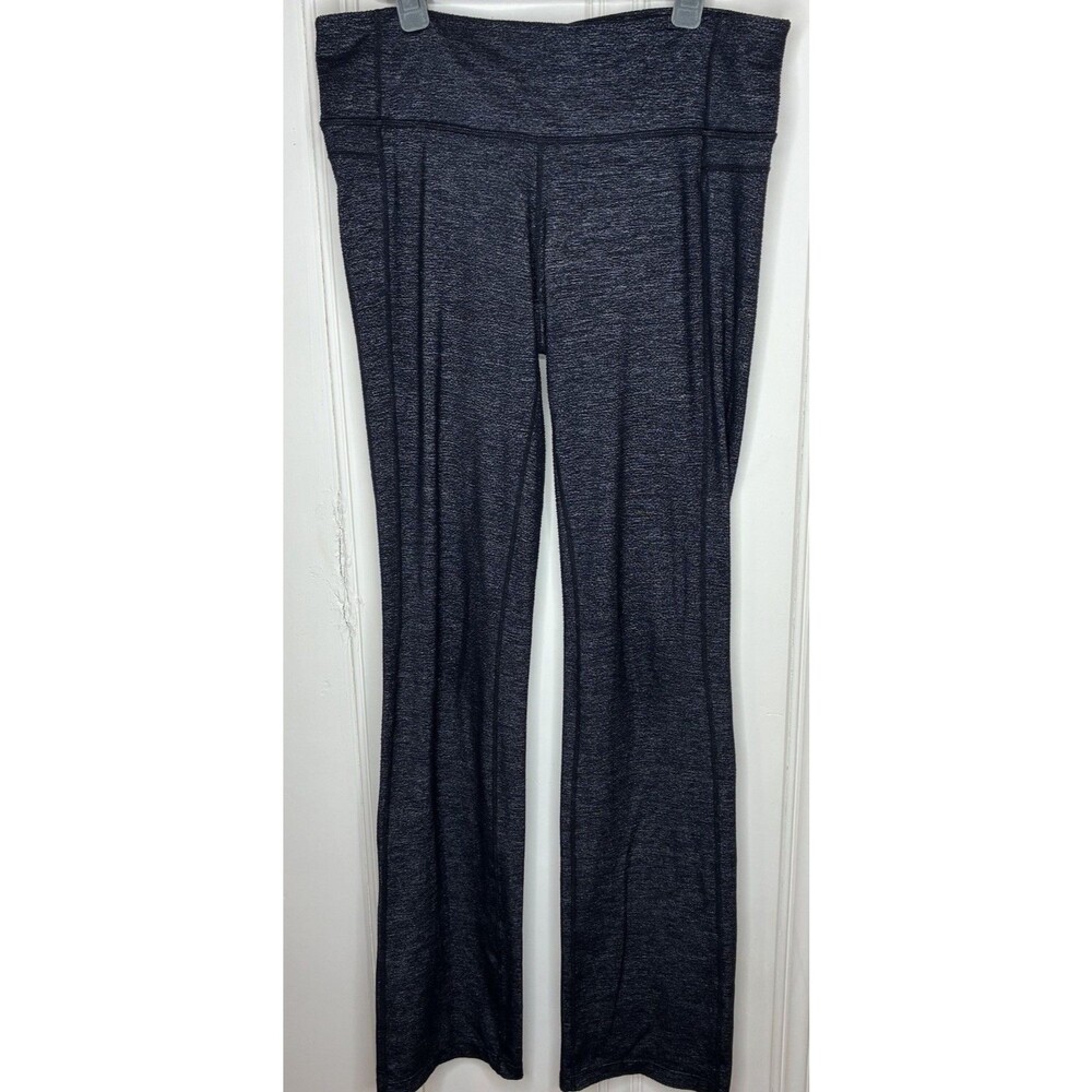 Athleta Heathered Leggings Med Active Comfort  Style 100347 Midrise Straight Leg